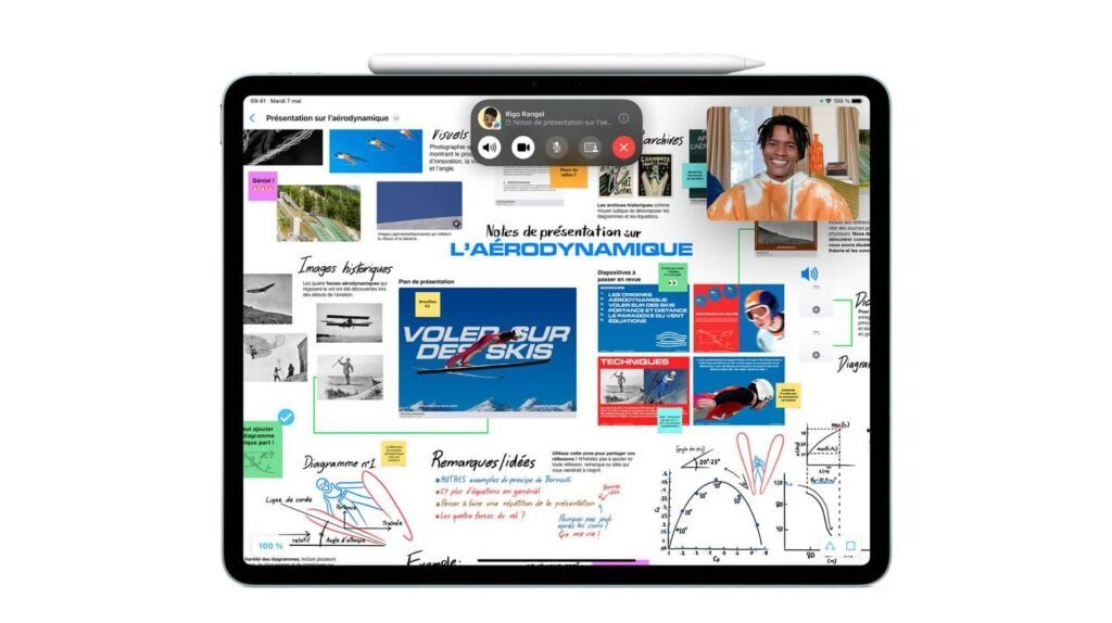 un iPad Pro 2024 avec un apple pencil pro