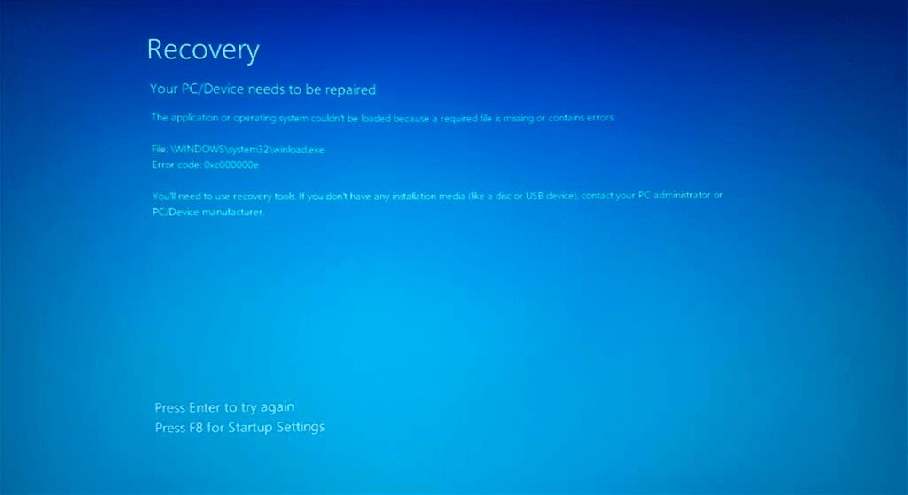 Comment résoudre l'erreur 0xc00000e sous Windows 10