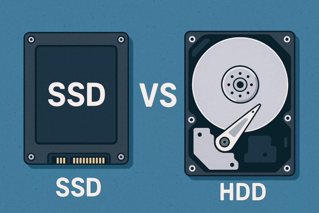 Comparatif entre le disque dur traditionnel et le disque dur SSD