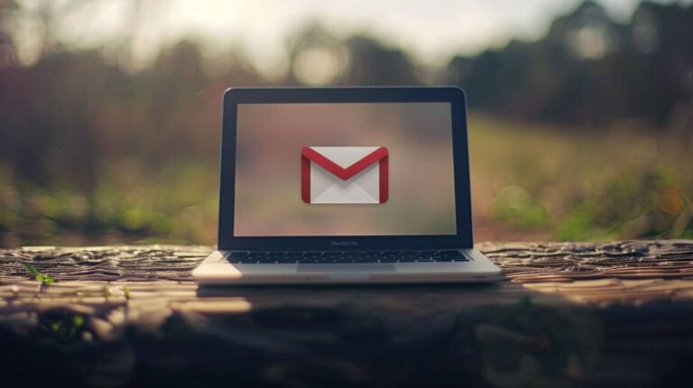 une boite gmail vide sur un écran d'ordinateur